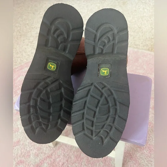 John Deere Brown Leather Boots - Picture 5 of 7